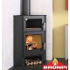 Bronpi Lerma 9kW stufa a legna angolare con forno