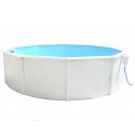 Above ground pool TOI Prestige round 350x120 White