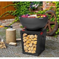 Santos CookKing Premium wood brazier with Plancha and Bonfire Support