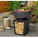 Santos CookKing Premium wood brazier with Plancha and Bonfire Support