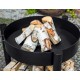 Viking King Brazier e Tripé 80cm com Grade em Aço Inox