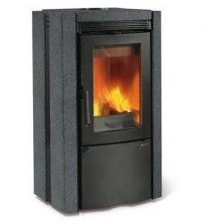 Fogão a lenha Nordica Extraflame Ester BII 9.4kW pedra natural