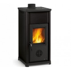 Wood stove Nordica Extraflame Tea 6.6kW black Anthracite