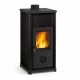 Wood stove Nordica Extraflame Tea 6.6kW black Anthracite