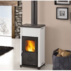 Houtkachel Nordica Extraflame Thee 6.6kW wit