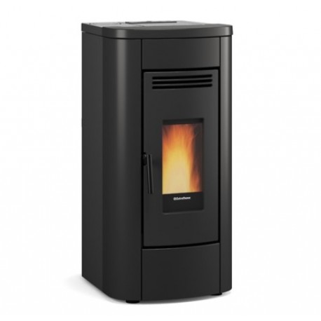 Fogão a pellets ventilado La Nordica Extraflame Klaudia 8kW Preto