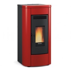 Ventilated pellet stove La Nordica Extraflame Klaudia 8kW Bordeaux