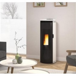 Pelletkachel La Nordica Extraflame Amika 8kW waterdicht geventileerd wit