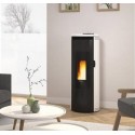 Pelletkachel La Nordica Extraflame Amika 8kW waterdicht geventileerd wit