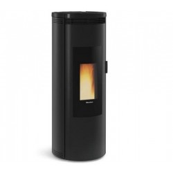 Stufa a pellet La Nordica Extraflame Amika 8kW impermeabile ventilata Nero