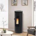 Pellet stove La Nordica Extraflame Amika 8kW waterproof ventilated Natural stone