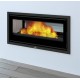 Inserto de madera Bronpi Cairo 90-D Double Face Vision 14kW con entrada de aire