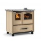 Fogão a lenha Nordica Extraflame Sovrana Easy 2.0 9kW Cappuccino