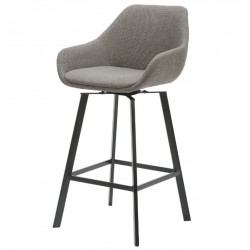 Lot de 2 Chaises plan de travail pivotante Mous Tissu Gris VeryForma Lot de 2 Chaises plan de travail pivotante Mous Tissu Gris VeryForma