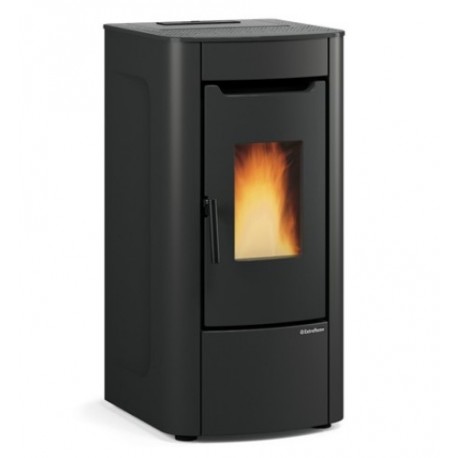 Ventilated pellet stove La Nordica Extraflame Sabry Prestige Line 7kW Black