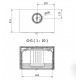 Ferlux Afar Cast Iron Wood-Burning Stove on Floor 15.9 kW