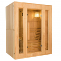 Sauna a vapore Zen 3 posti Pacchetto completo 4,5kW Black Wall France Sauna