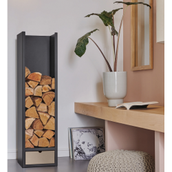 Edgar Log Organizer Zwart Zandsteen Dixneuf Design