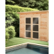 Poolhaus Holzunterstand 28mm Bahia Habrita 10m2