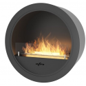 Infire Incyrcle bioethanol fireplace with glass 2 kW Black