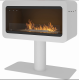 Infire Incyrcle Bioethanol Fireplace with Bracket 2 kW White