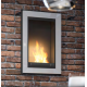 SIMPLEfire Frame 550 Black Bioethanol Fireplace with 1 Window