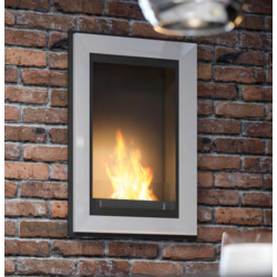 SIMPLEfire Frame 550 Chimenea de Bioetanol Blanco con 1 Ventana