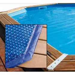 Luftpolsterabdeckung für Pool Ubbink 490x355 achteckig oval