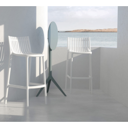 Lot de 4 Tabourets Hauts Ibiza Counter blanc Vondom Lot de 4 Tabourets Hauts Ibiza Counter blanc Vondom
