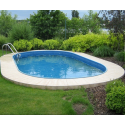 Ovaler Pool Azuro Ibiza 350x700H135 ECO
