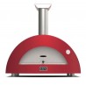 Moderno 3 Alfa Forni Pizza Oven met Antiek Rood Hout