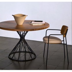 Runder Tisch 120 Akazienholz Inu VeryForma Runder Tisch 120 Akazienholz Inu VeryForma