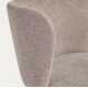 Set of 2 Elia VeryForma Light Brown and Black Metal Fabric Chairs