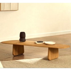 Mesa de Café em Madeira de Carvalho Natural Lounge Pita VeryForma Mesa de Café em Madeira de Carvalho Natural Lounge Pita VeryForma