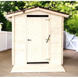 Abri toilette sèche en bois Alpina 2.21x3.04 Habrita 4.64m2 Abri toilette sèche en bois Alpina 2.21x3.04 Habrita 4.64m2
