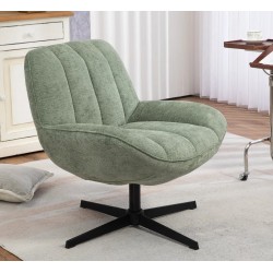 Fauteuil Ena tissu Vert Pivotant VeryForma Fauteuil Ena tissu Vert Pivotant VeryForma