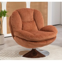 Drehstuhlplatte Rost Samt Stoff VeryForma Drehstuhlplatte Rost Samt Stoff VeryForma