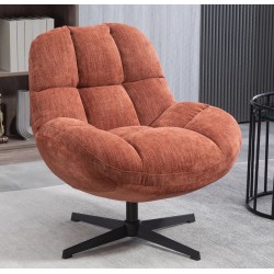 Molo Drehsessel Terrakotta Stoff VeryForma Molo Drehsessel Terrakotta Stoff VeryForma