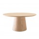 Table Basse Ronde Olen placage en bois de chêne VeryForma