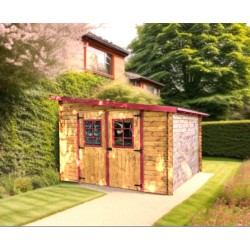 Abri de Jardin en bois Lavan 3.00x3.30 Habrita 10m2 Abri de Jardin en bois Lavan 3.00x3.30 Habrita 10m2
