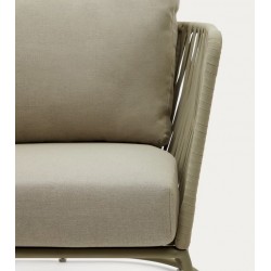 Saco Outdoor-Sessel aus Seil und grünem Stahl VeryForma Saco Outdoor-Sessel aus Seil und grünem Stahl VeryForma