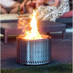 Braséro Volcano Extra Large Inox RedFire