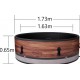 Duet 6-Sitzer, halbstarrer Spa, 173 cm und Wifi MSpa