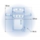 Napoleon Freestyle 365 gas barbecue with 3 burners