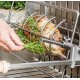 Barbecue Le Marquier Mendy Inox avec Chariot et Tournebroche