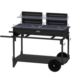 Le Marquier Méchoui Barbecue auf Wagen und Rotisserie