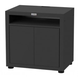 Le Marquier Küchenschrank mit zwei Türen 80x55 cm schwarzer Stahl