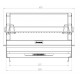 Le Marquier Montory Barbecue da incasso 61x40