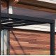 Pérgola de parede em alumínio Stockholm 3,5x6,6m Cinzento antracite e telhado transparente Canopia